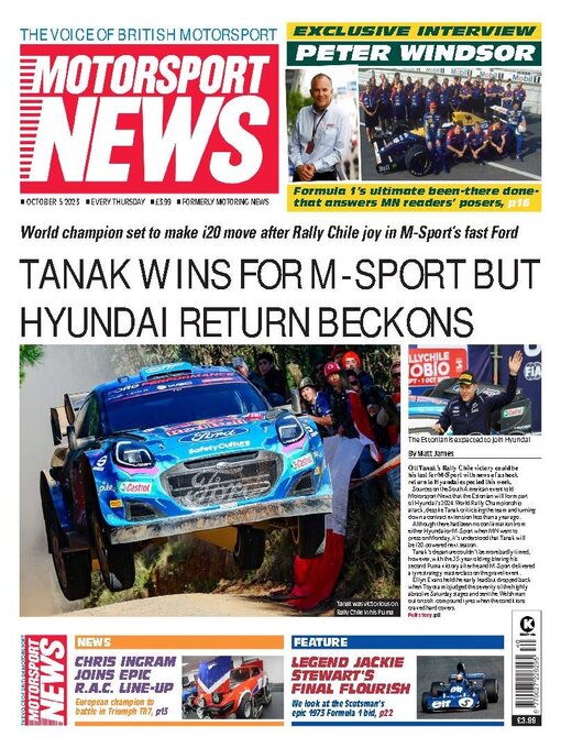 Title details for Motorsport News by Kelsey Publishing Ltd - Available